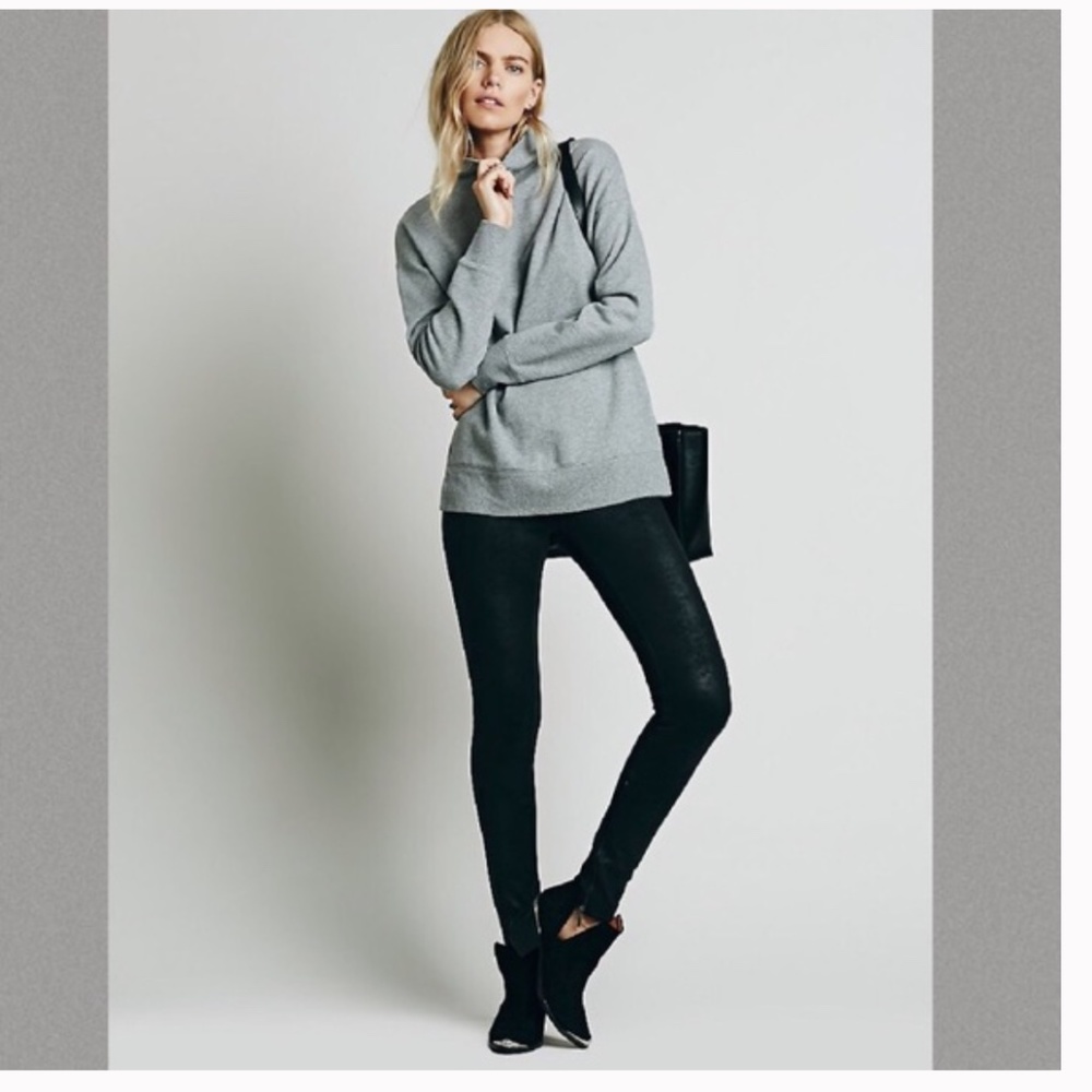 FREE PEOPLE - Mosshart ZIP Skinny Leggings